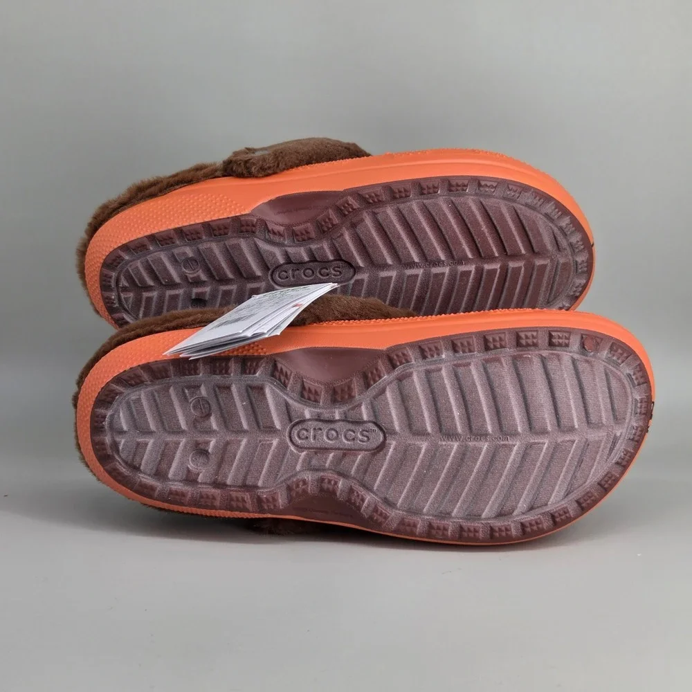 Crocs South Park Kenny Classic Lined Clog Unisex M8 W10 Orange Faux Fur 211499